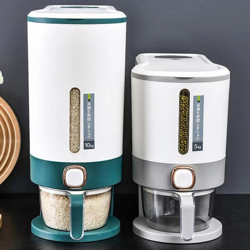 5kg 10kg Multi - Function Rice Bucket – Airtight Grain Storage Container - Saadiq.pk