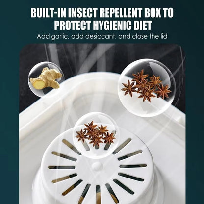 5kg 10kg Multi - Function Rice Bucket – Airtight Grain Storage Container - Saadiq.pk