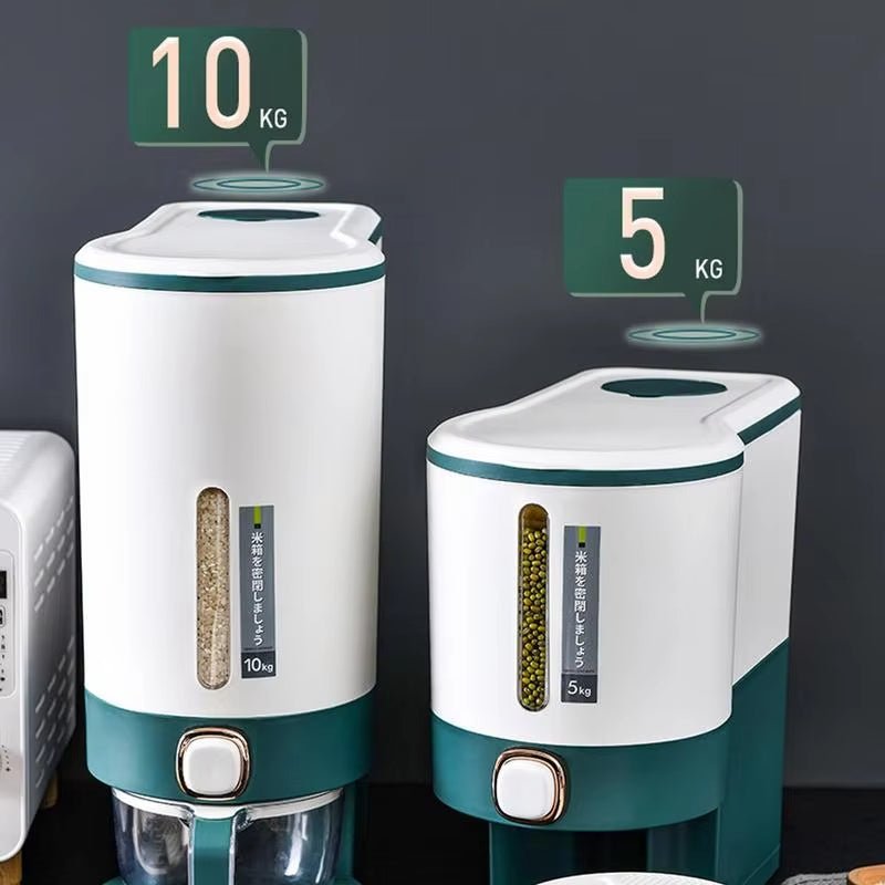 5kg 10kg Multi - Function Rice Bucket – Airtight Grain Storage Container - Saadiq.pk
