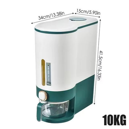 5kg 10kg Multi - Function Rice Bucket – Airtight Grain Storage Container - Saadiq.pk
