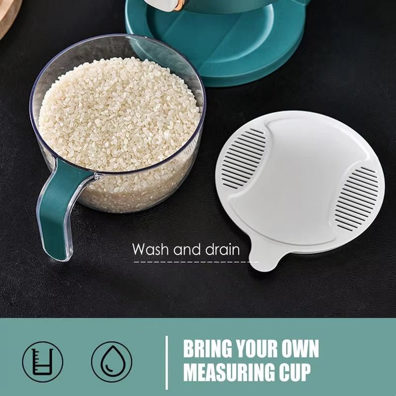 5kg 10kg Multi - Function Rice Bucket – Airtight Grain Storage Container - Saadiq.pk