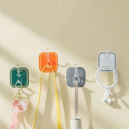 6 Rows Hooks Wall Mounted Room Organizer - Saadiq.pk