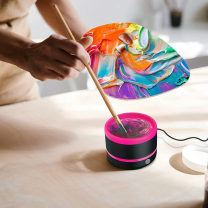 USB Electric Paint Brush Cleaner with Auto Spin Cup