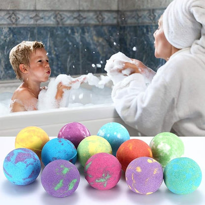 Santrela Bath Bombs with Surprise, Fizzing Bath Bombs for Boys & Girls