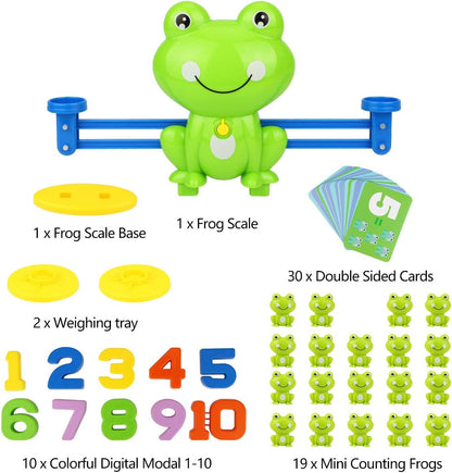 Montessori Frog Balance Game – Interactive Learning Toy for Children