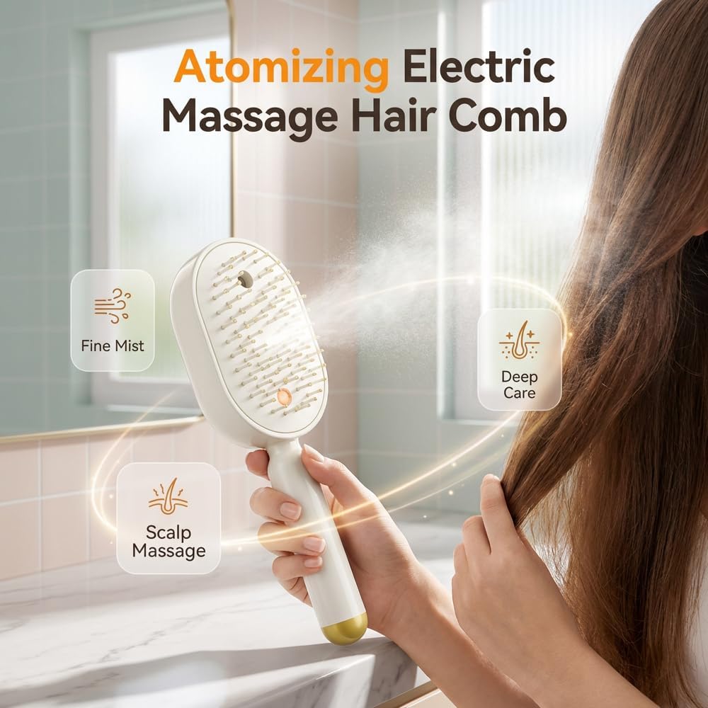Electric Spray Air Cushion Massage Comb