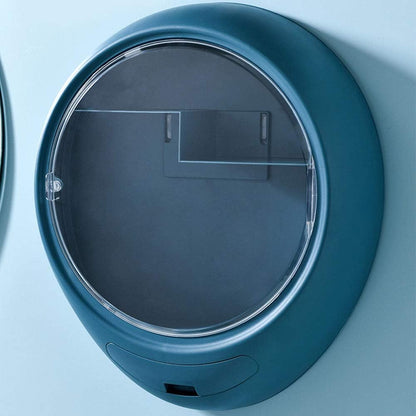 Wall-Mounted Oval Shape Organizer – Cosmetic & Accessory Storage Box