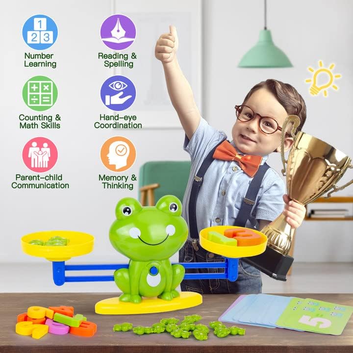 Montessori Frog Balance Game – Interactive Learning Toy for Children