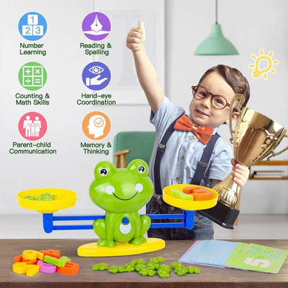Montessori Frog Balance Game – Interactive Learning Toy for Children
