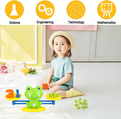 Montessori Frog Balance Game – Interactive Learning Toy for Children