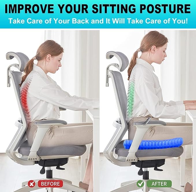 Comfortable gel seat cushion for car and office - Saadiq.pk