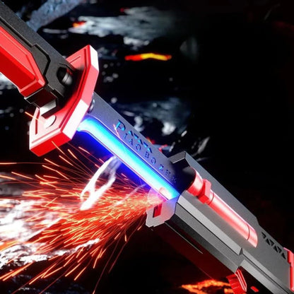RGB LED Light Up Katana Sword with Mist Spray & Spark Effect