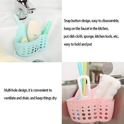 Sink Sponge Holder – Kitchen & Bathroom Hanging Organizer