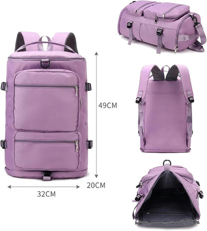 Trendy Travel & Gym Backpack – Multi-Purpose Large Capacity Bag