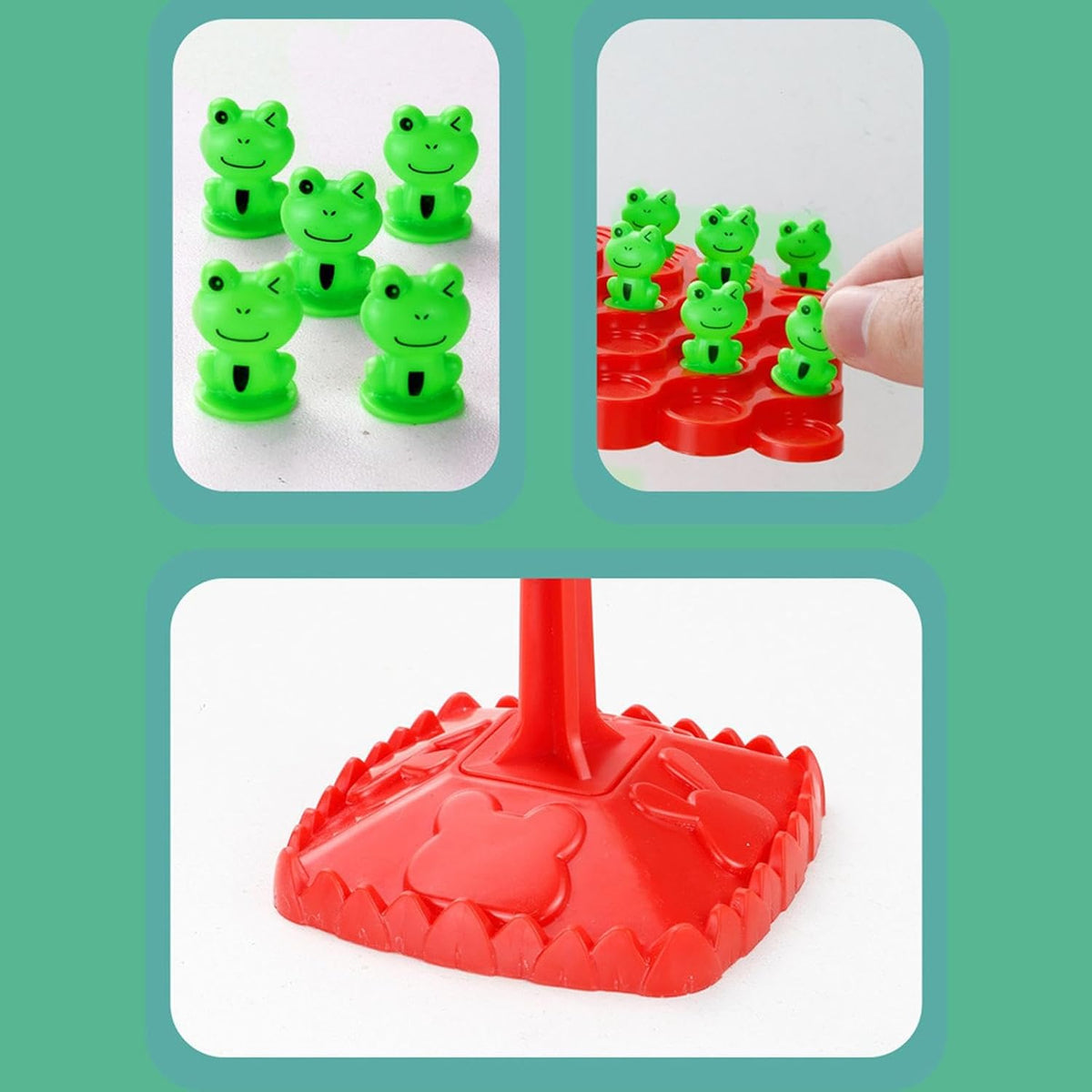 Frog Balance Tree Game for Kids – Fun Educational Toy with Dice | Family Board Game 3+