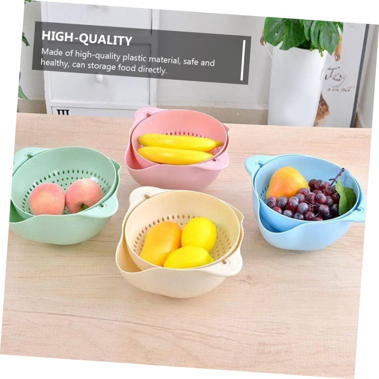 360 degree colander mixing bowl - Saadiq.pk