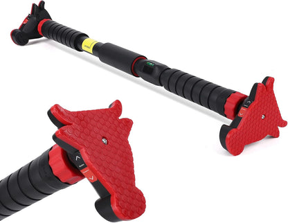 Premium Adjustable Doorway Pull Up Bar with Double Lock | No Drill Home Gym Exercise Bar (27–42 Inch)