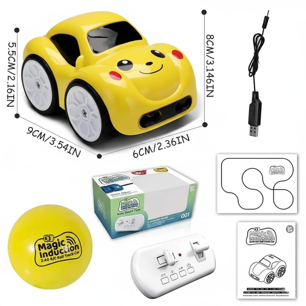 Smart Sensor RC Car – Follow, Escape & Track Mode Toy Car