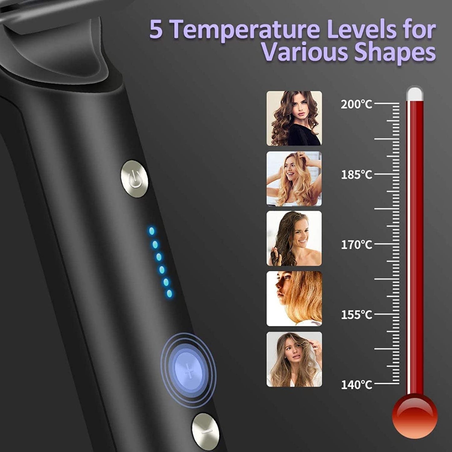Hair Straightener with Comb