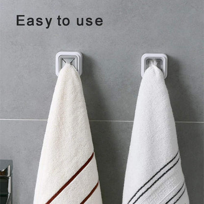 Mini Towel Holder – Self-Adhesive Silicone Hook for Bathroom & Kitchen