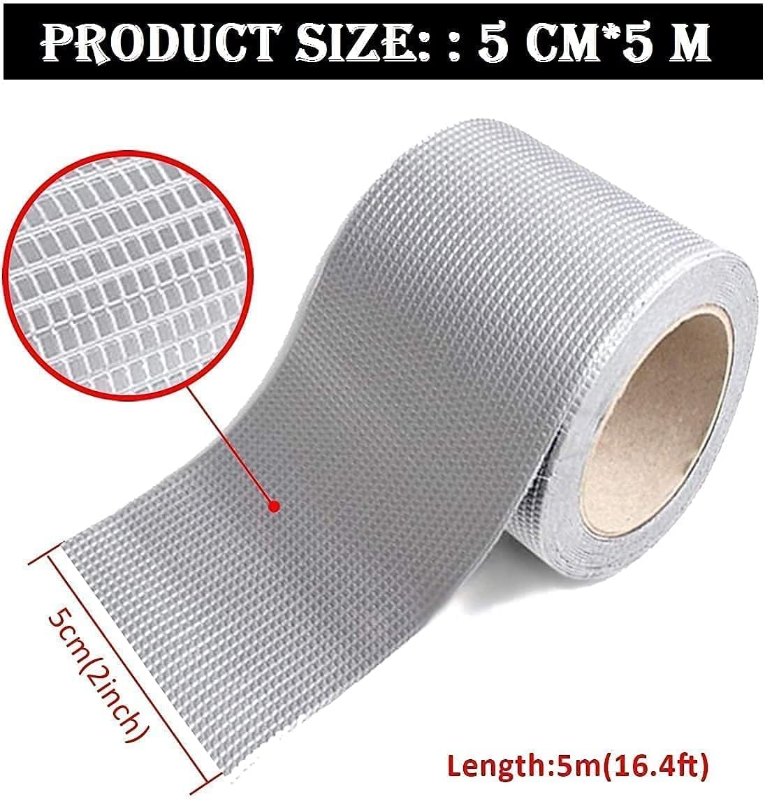 Waterproof Leak Repair Tape 5M | Roof, Pipe & Crack Repair Aluminum Foil Tape