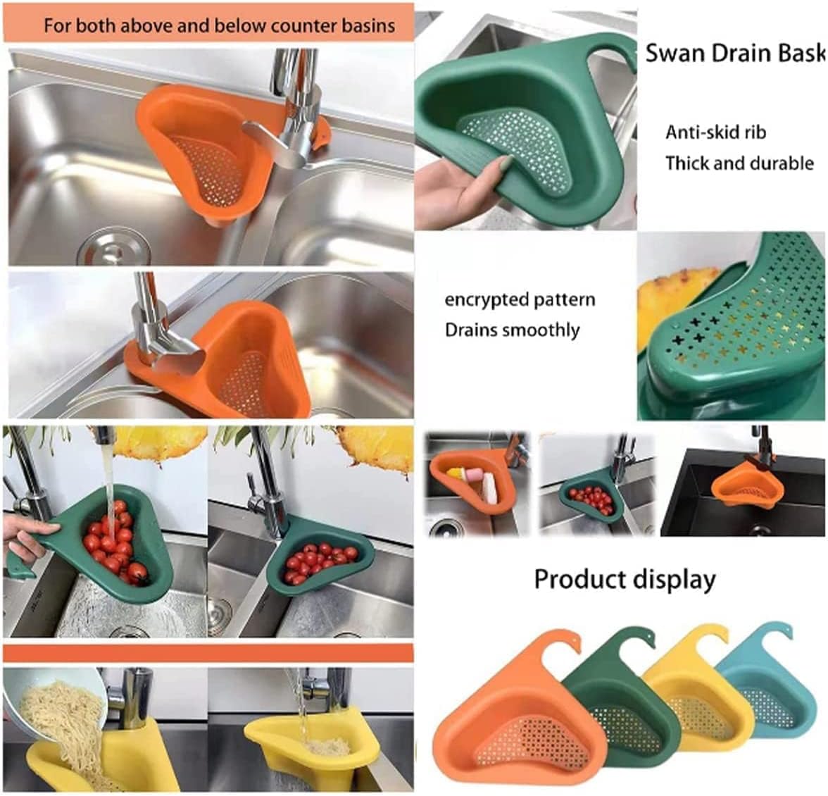 Triangle Sink Strainer Basket