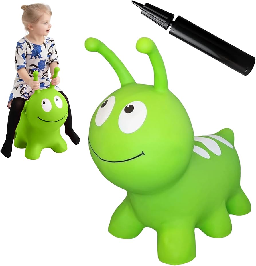 Happy Hopper Inflatable Jumping Toy for Kids – Animal Bouncing Ride-On
