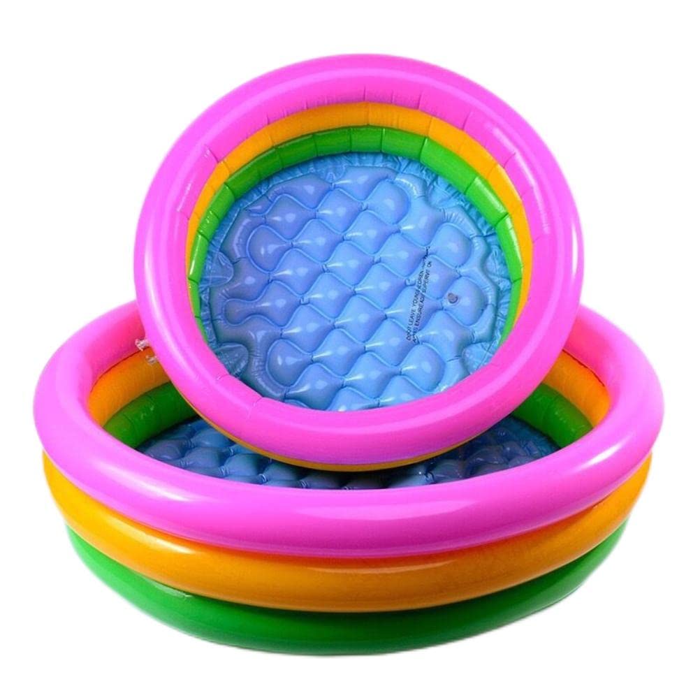 Colorful Inflatable Kids Swimming Pool – Safe & Durable Kids Pool for Summer Fun - 2ft