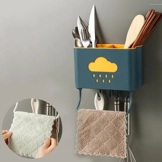 Rain Drop Cutlery Holder