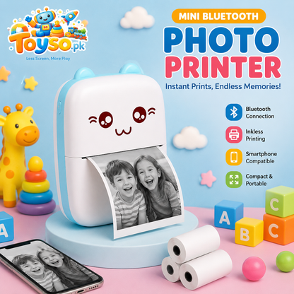 Mini Pocket Bluetooth Photo Printer