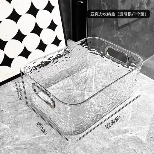 Acrylic Cosmetic Organizer with Handle