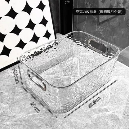 Acrylic Cosmetic Organizer with Handle
