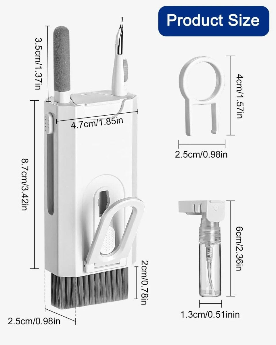 7 - Piece Keyboard Cleaning Brush Set – Dust & Debris Cleaner - Saadiq.pk