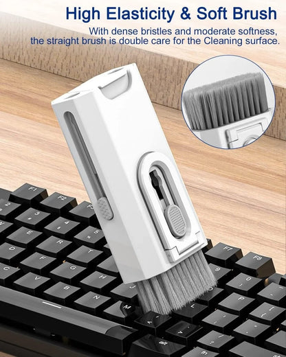 7 - Piece Keyboard Cleaning Brush Set – Dust & Debris Cleaner - Saadiq.pk