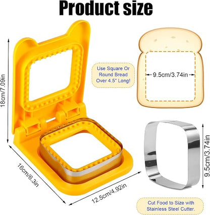 Stainless Steel Pocket Sandwich Maker - Sandwich Cutter and Sealer