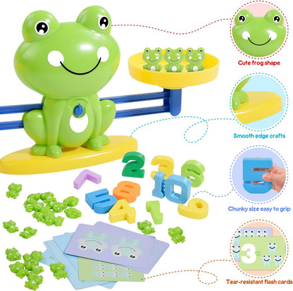 Montessori Frog Balance Game – Interactive Learning Toy for Children