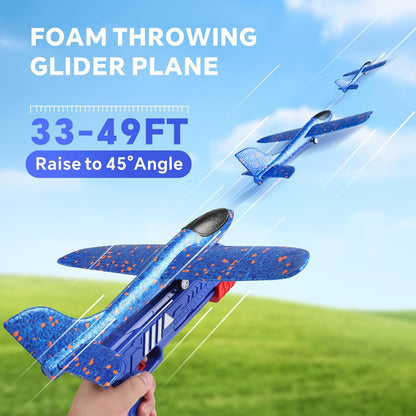 Airplane Launcher Gun for Kids - Foam Glider Airplane Launcher Gun for Kids