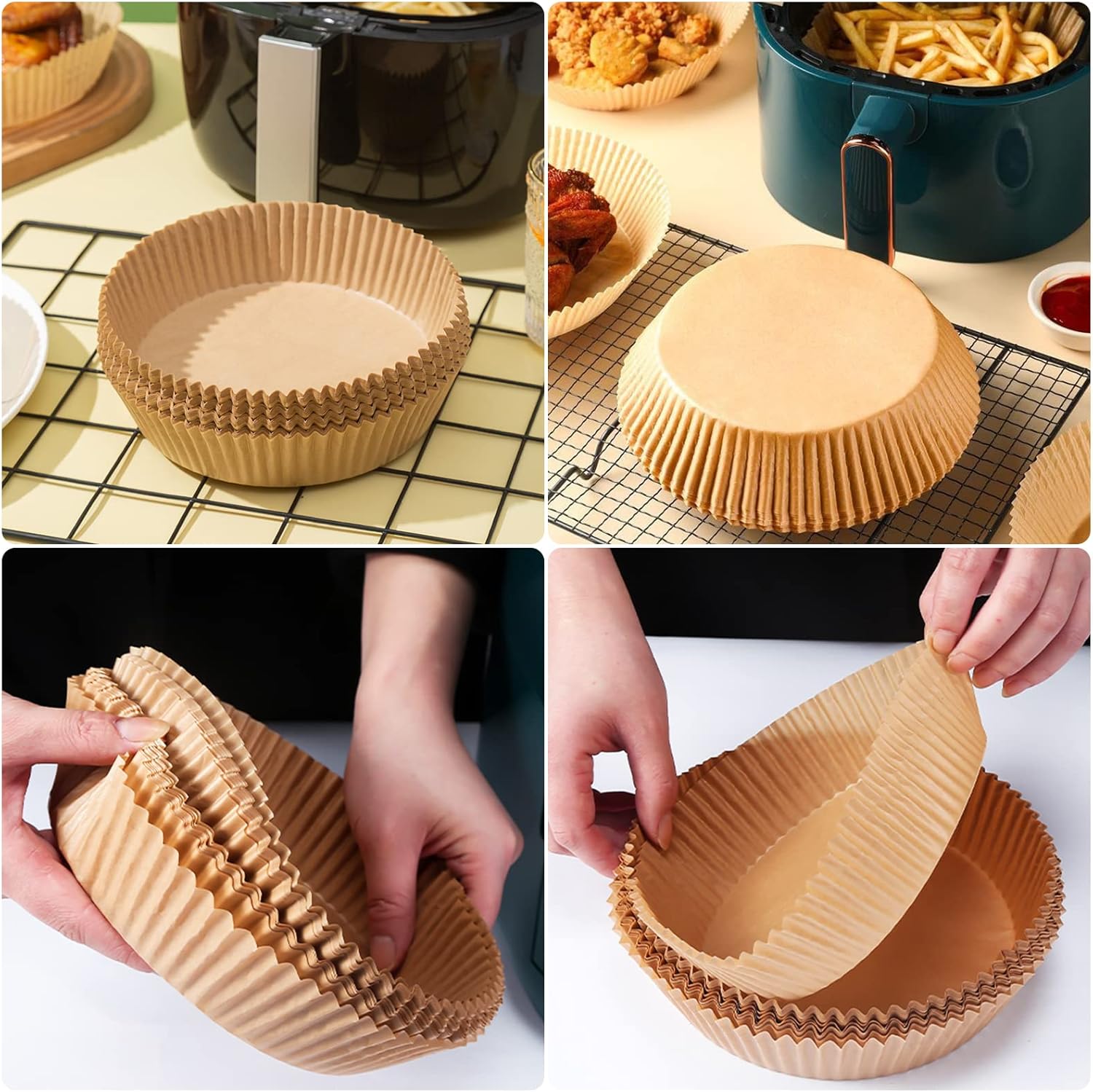 Disposable air fryer paper liners 50pcs non-stick - Saadiq.pk Pakistan