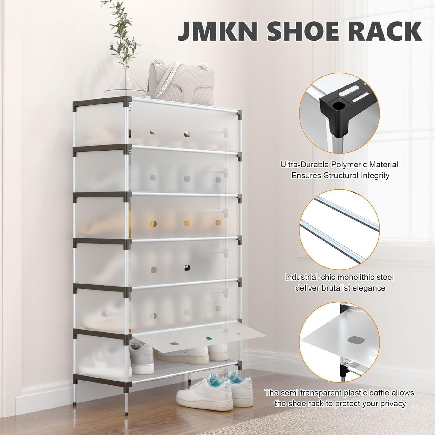 Dustproof Shoe Rack Organizer | 5/6/7 Layer Waterproof Shoe Stand | Space-Saving Storage Shelf for Home
