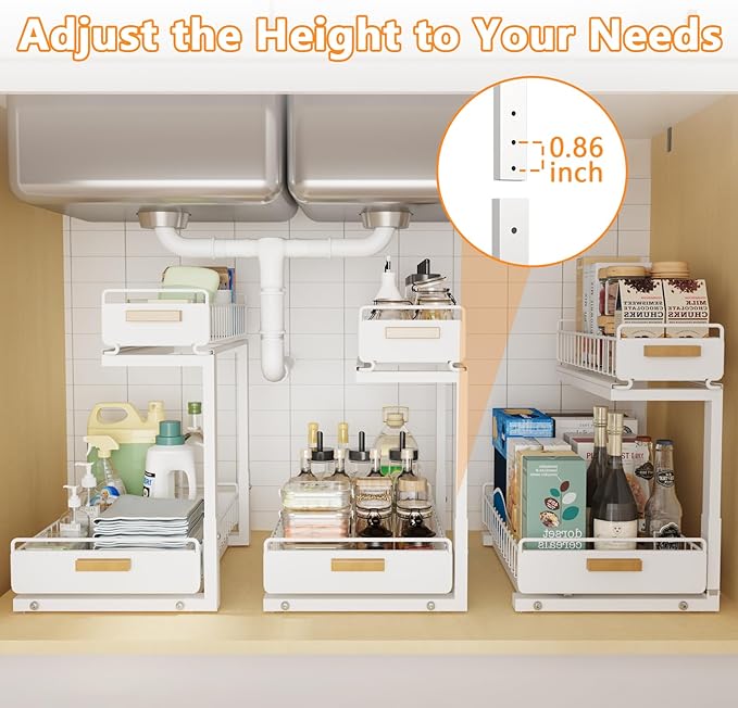 2 Tier Under Sink Organizer