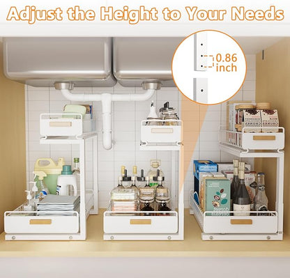 2 Tier Under Sink Organizer