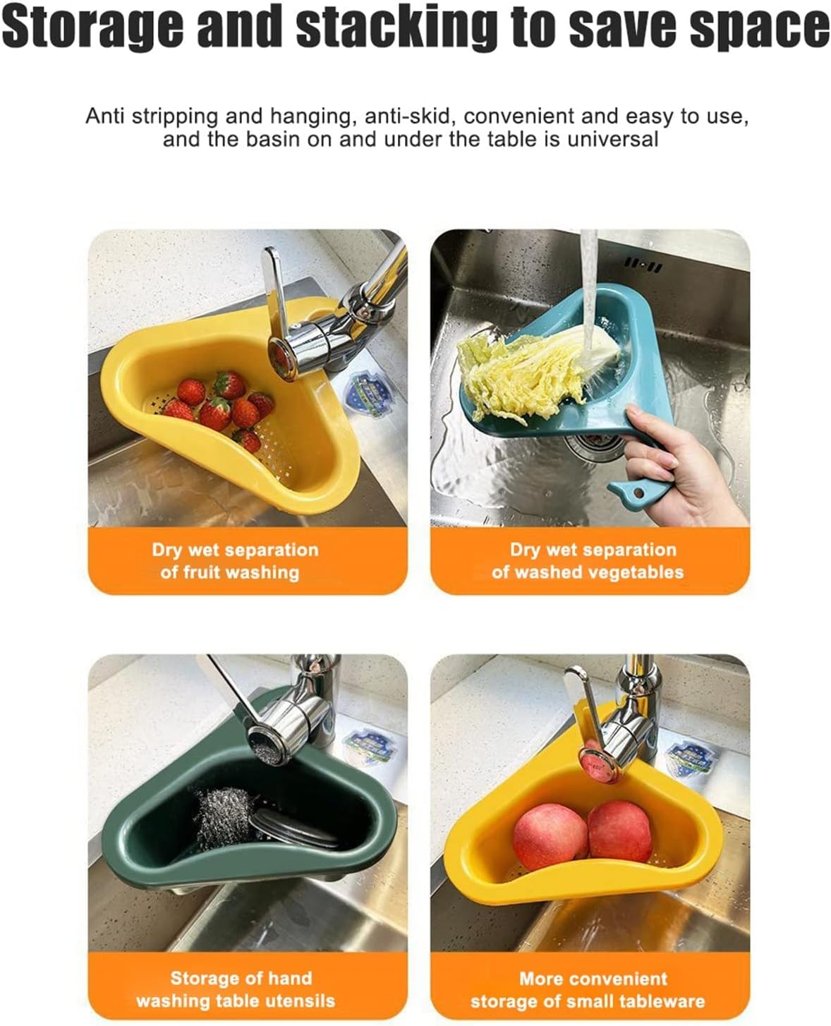 Triangle Sink Strainer Basket