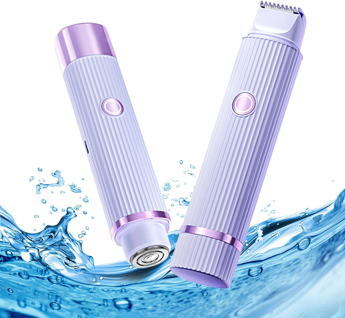 2-in-1 Electric Shaver & Trimmer for Women | Rechargeable Hair Remover