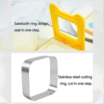 Stainless Steel Pocket Sandwich Maker - Sandwich Cutter and Sealer