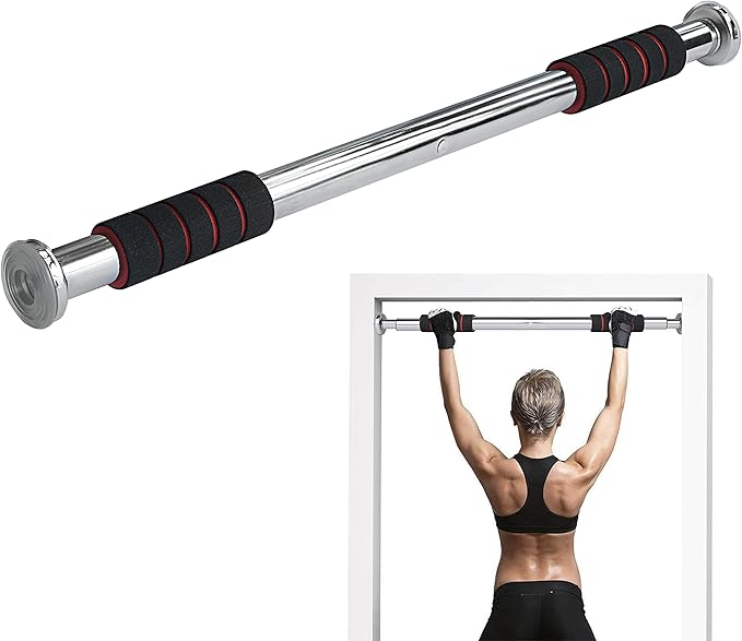 Doorway Pull Up Bar - Adjustable Home Gym Fitness Bar (60-100cm)
