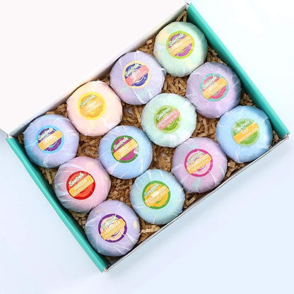 Santrela Bath Bombs with Surprise, Fizzing Bath Bombs for Boys & Girls