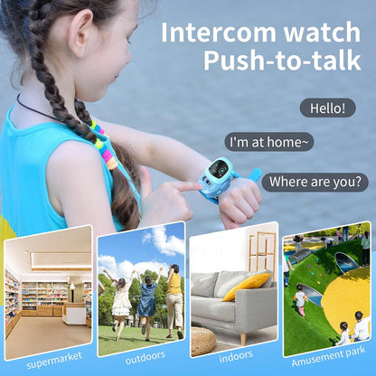 2-in-1 Kids Walkie Talkie Watch with Intercom, Flashlight & Compass