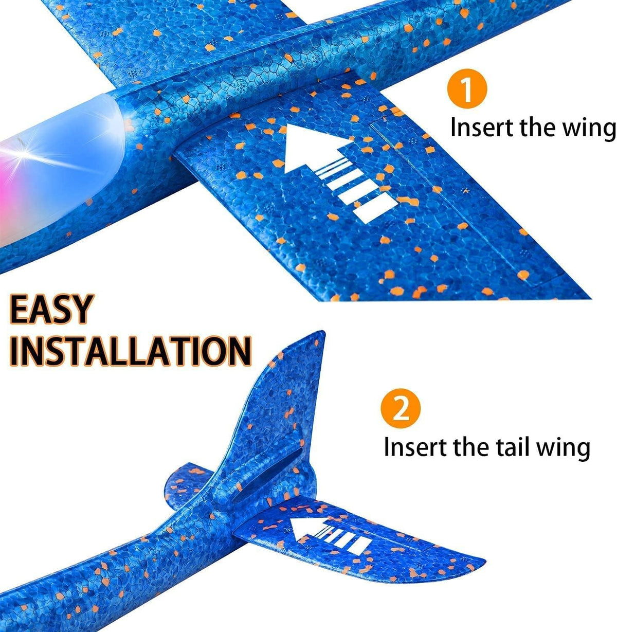 Airplane Launcher Gun for Kids - Foam Glider Airplane Launcher Gun for Kids