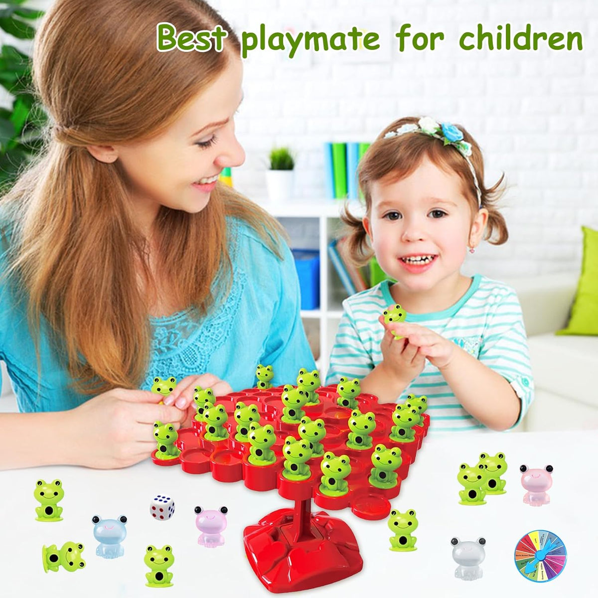 Frog Balance Tree Game for Kids – Fun Educational Toy with Dice | Family Board Game 3+