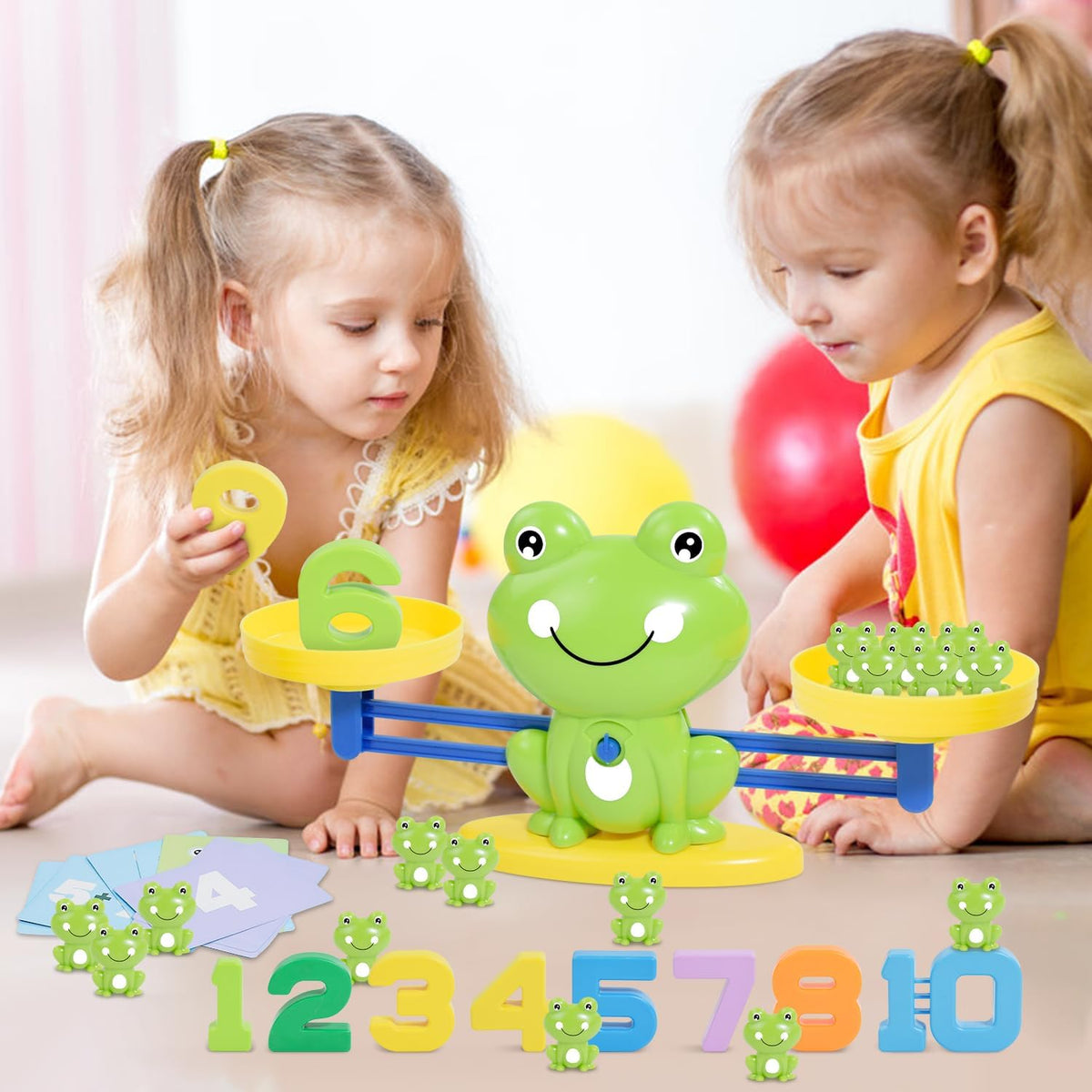 Montessori Frog Balance Game – Interactive Learning Toy for Children